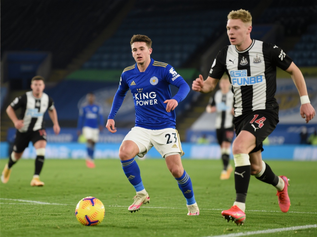 以一场对阵纽卡斯尔联的比赛为例，莱斯特城